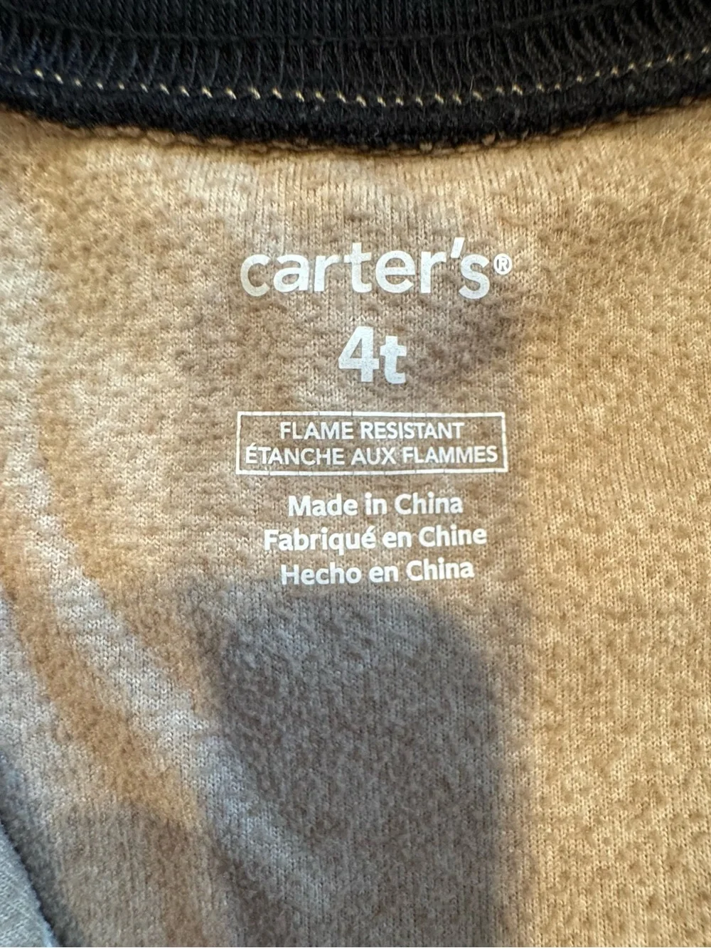 Carter’s Raccoon Fleece Kids One-Piece Pajama
